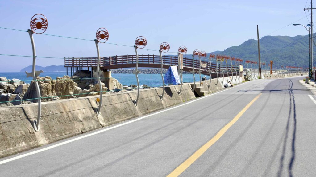 A picture of Osan Port (오산항) in Uljin County, South Korea.