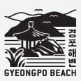 Gyeongpo Beach certification center checkpoint stamp for Korea's Bicycle Certification system.