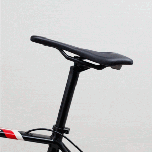 A GIF of a bicycle saddle tilting up and down..