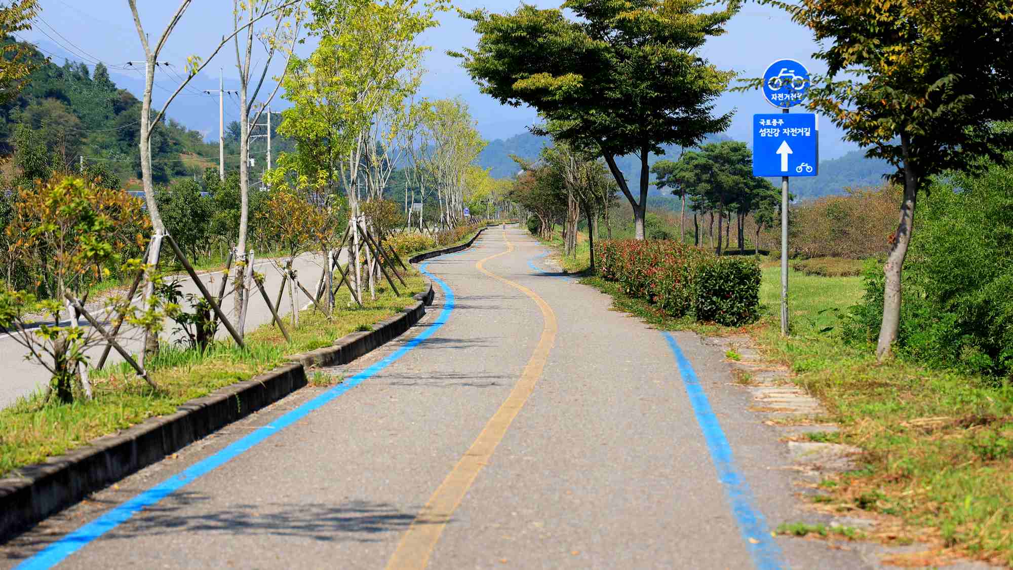 Seomjingang Bike Path - Gokseong Gwangyang - Wavy Bike Path in Gwangyang