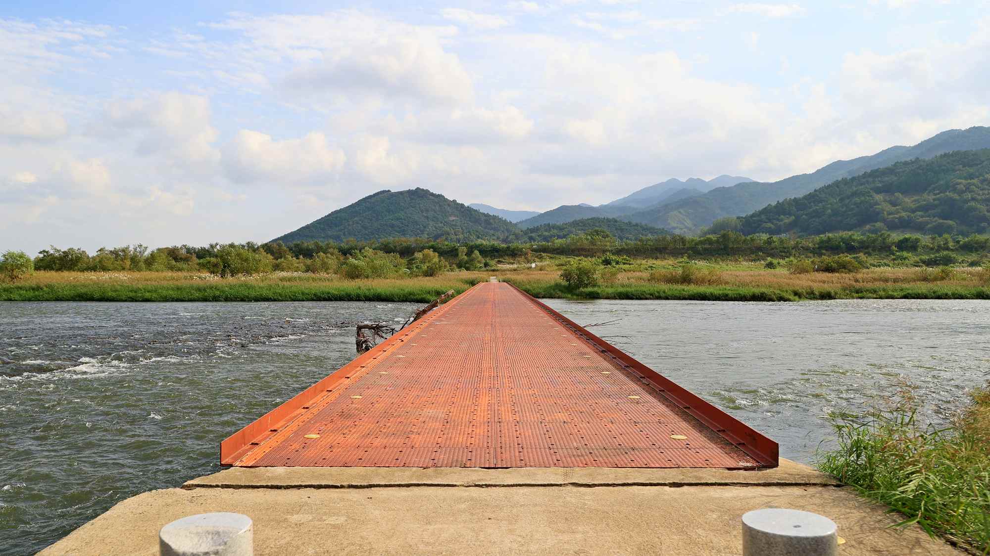Seomjingang Bike Path - Imsil Gokseong - Iron Bridge near Gokseong