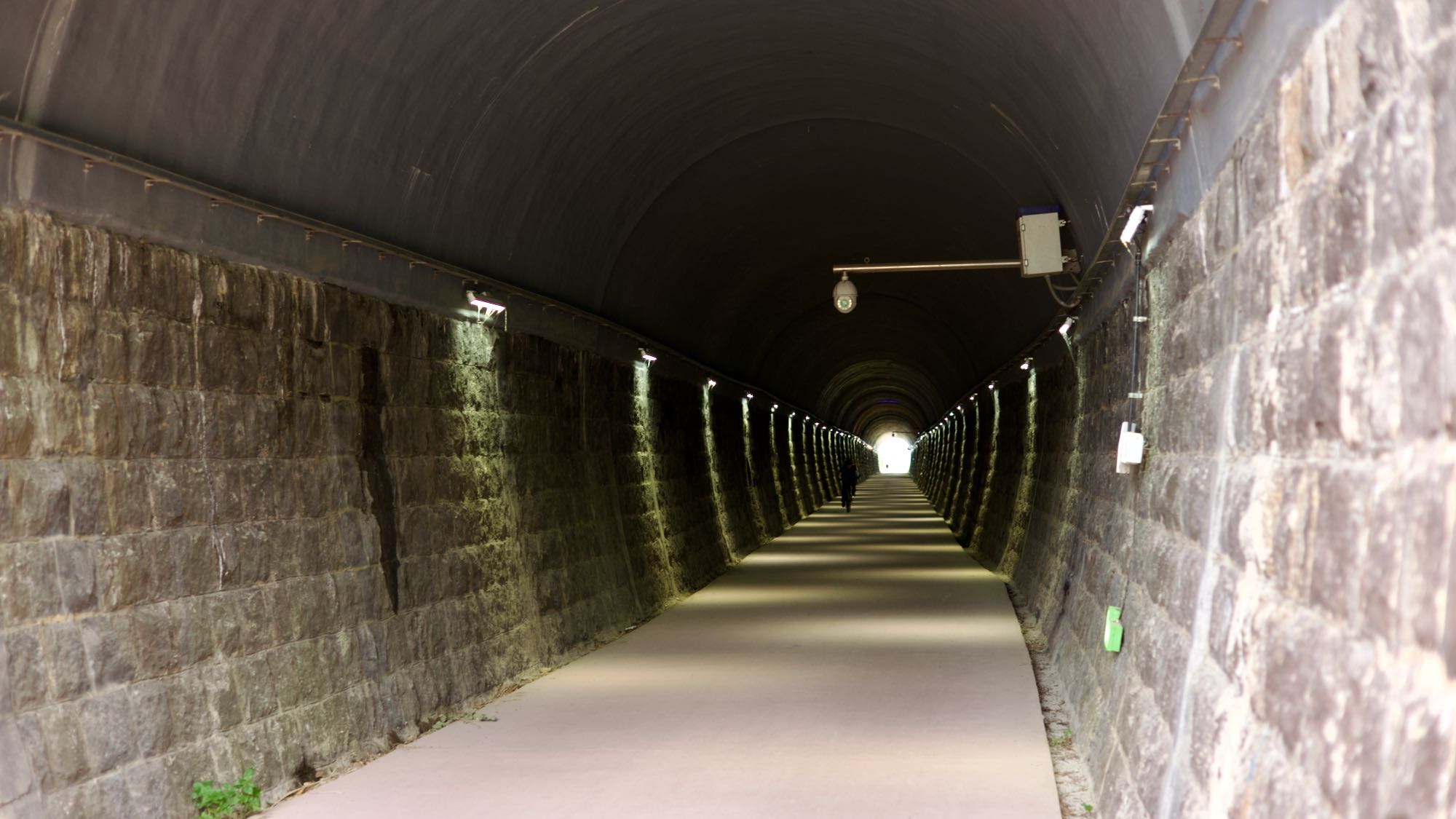 A picture of Masa Tunnel (마사터널) on the Nakdonggang Bike Path (낙동강자전거길) along Nakdong River (낙동강) in Gimhae City, South Korea.