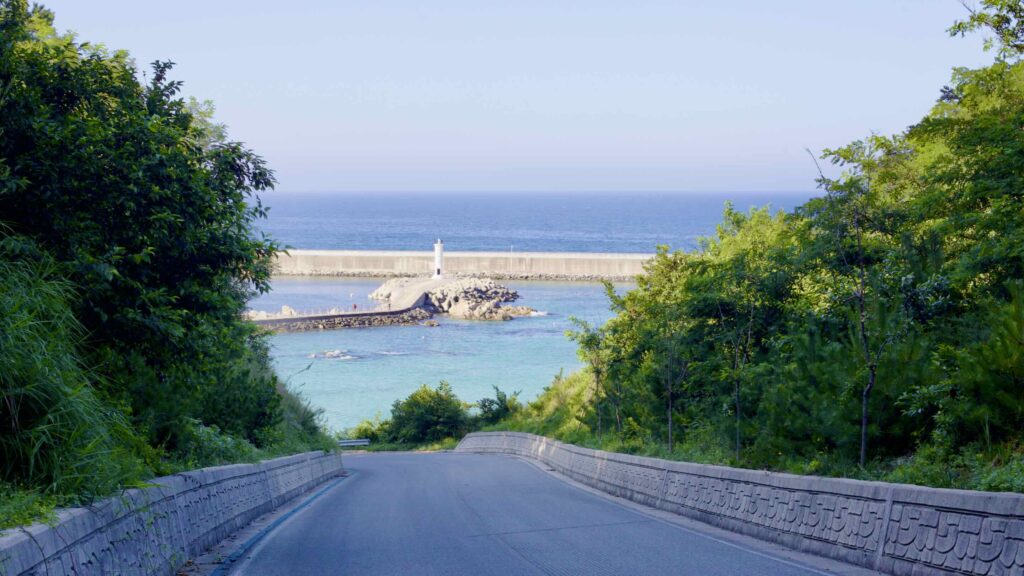 A picture of Sadong Port (사동항) in Uljin County, South Korea.