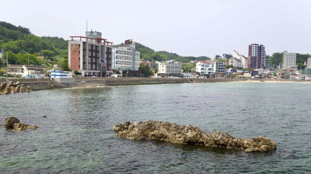 A picture of Samsa Village in Yeongdeok County, South Korea.