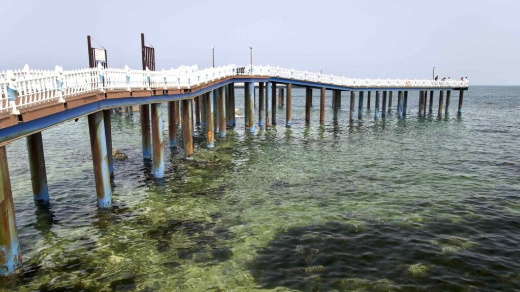 A picture of Samsa Marine Trail (삼사해상산책로) in Yeongdeok County, South Korea.