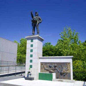 A picture of Nodeul Island (노들섬) near in the Han River in Seoul, South Korea.