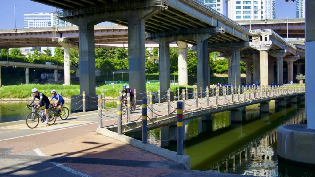 A picture of Jamsil Hangang Park (잠실한강공원; map) in Seoul’s Songpa District in South Korea.