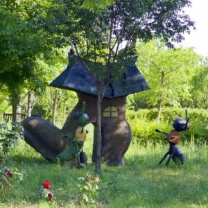 A picture sculptures in Nanji Hangang Park (난지한강공원) in Seoul, South Korea.