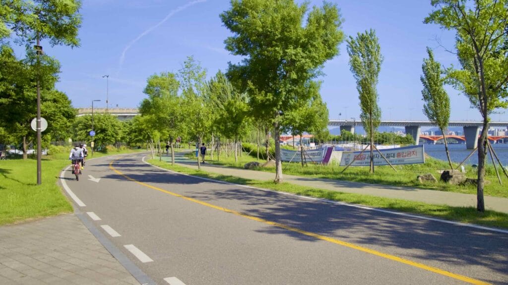 A picture Nanji Hangang Park (난지한강공원) in Seoul, South Korea.