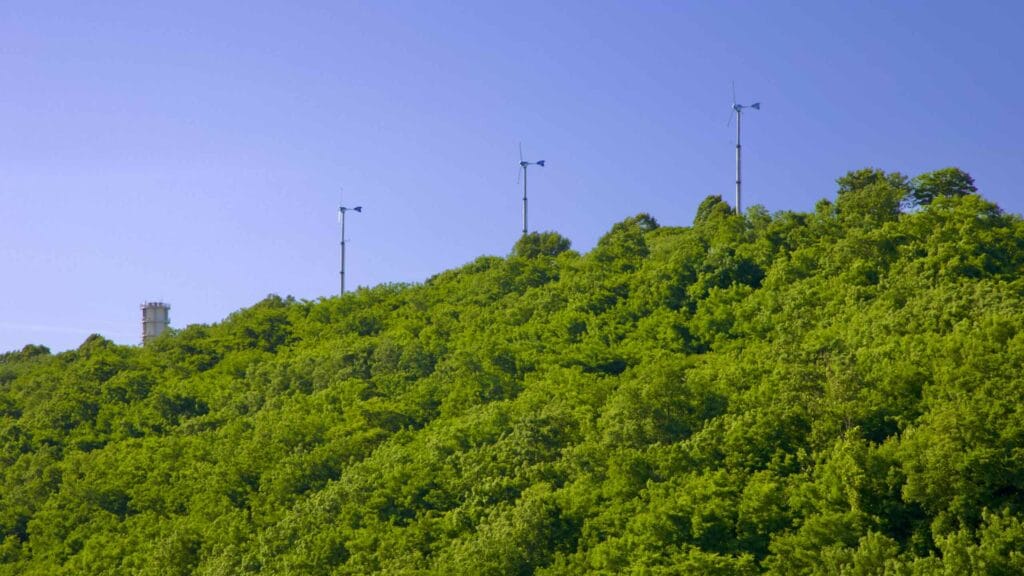 A picture of Haneul Park in World Cup Park (월드컵공원) in Seoul, South Korea.