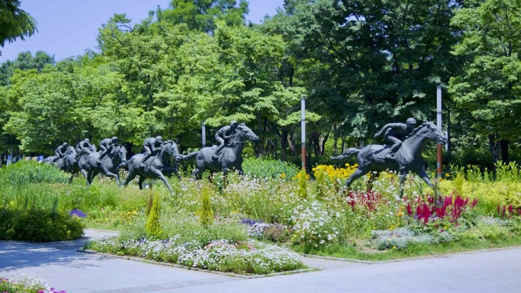 A picture of Seoul Forest (서울숲) near Ttukseom Hangang Park (뚝섬한강공원) in the Seongsu Neighborhood (성수동) in Seoul, South Korea.