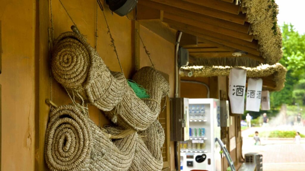 A picture of the Samunjin Ferry (사문진나루터) on the Nakdonggang Bicycle Path (낙동강자전거길) along Nakdong River in Dalseong County, South Korea.