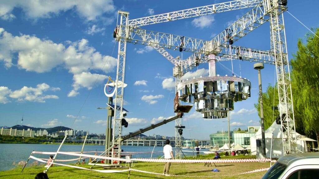 A picture of the Seorae Island (서래섬) in Banpo Hangang Park (반포한강공원) in Seoul, South Korea.