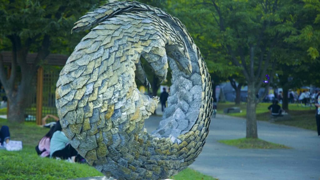 A picture of Hangang Art Park (한강예술공원) in Yeouido Hangang Park (여의도한강공원) in Seoul, South Korea.