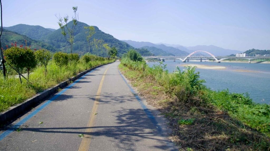 riverside path