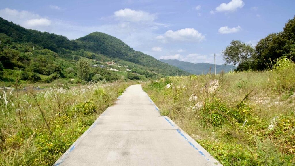 paved road