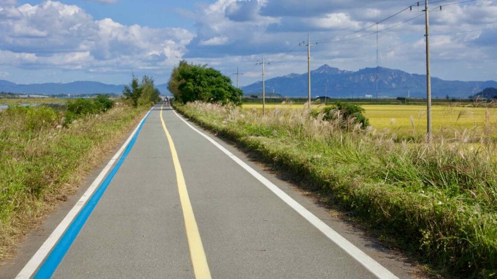 paved road