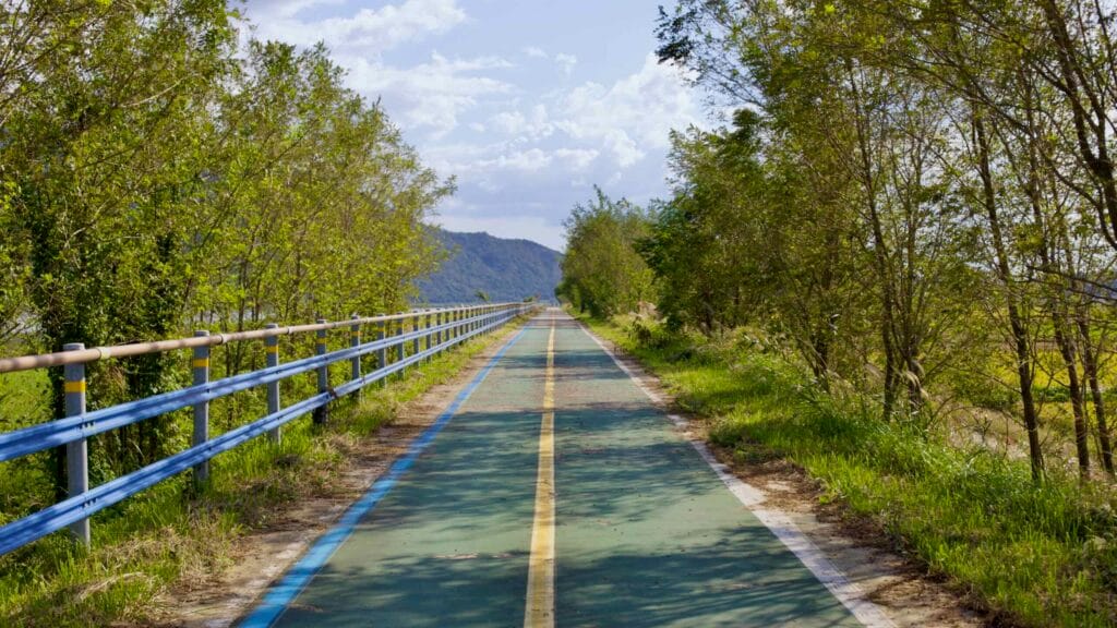 paved road