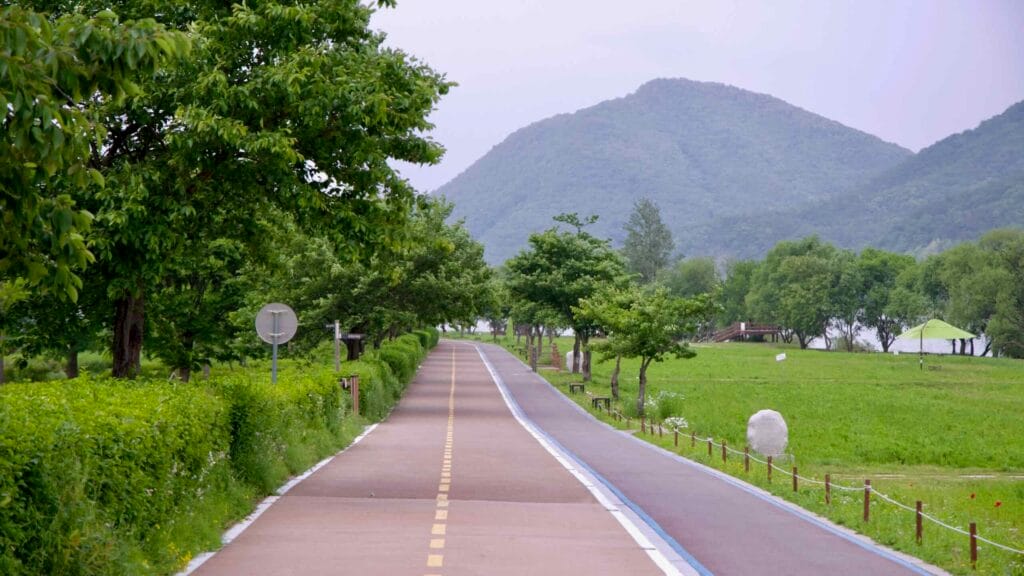 riverside path