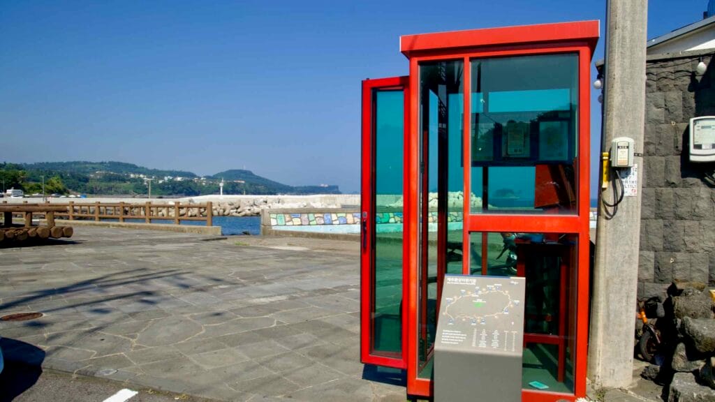 A red booth marks the Beophwan Badang cycling certification stop.