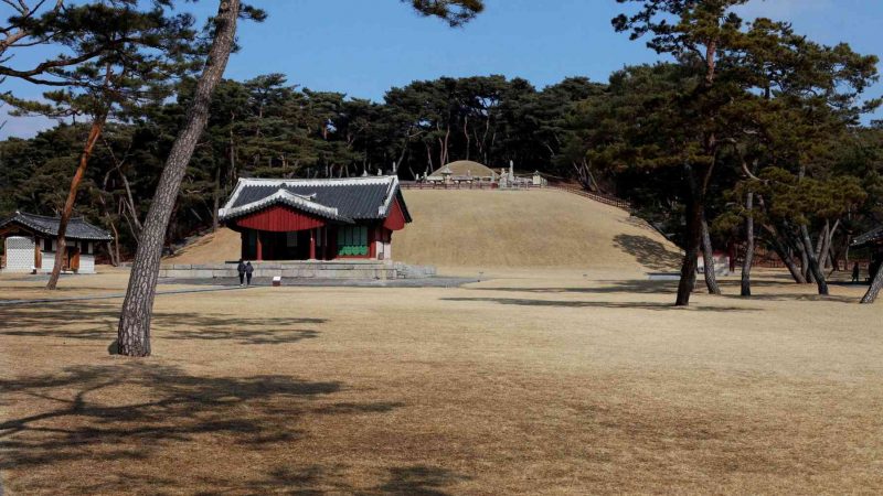 The tomb of King Sejong in Yeoju, South Korea.