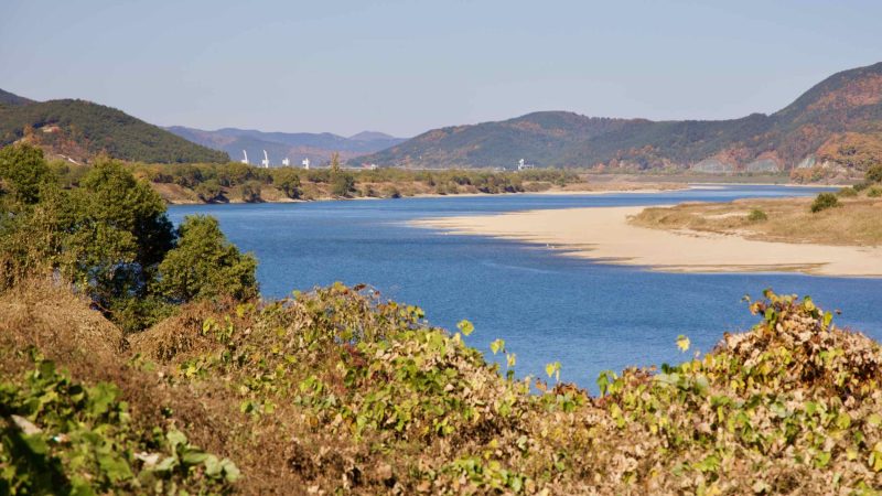 A picture of the Hapcheon Changnyeong Weir (합천창녕보) in Hapcheon and Changnyeong Counties, South Korea.