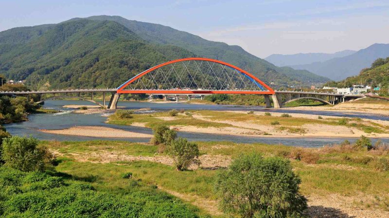Seomjingang Bike Path - Gokseong Gwangyang - Namdodaegyo Bridge Wide